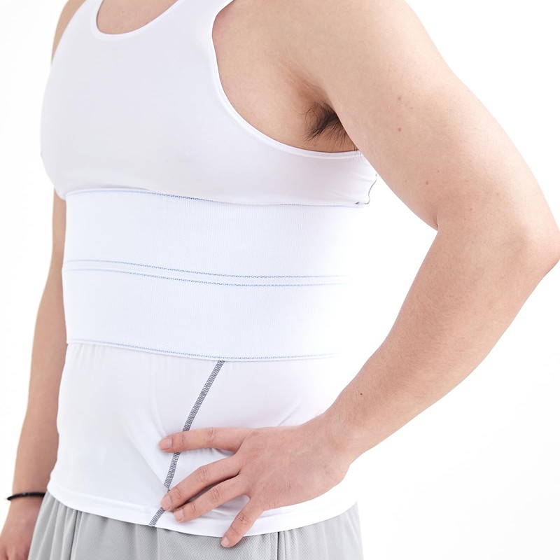 Lixinsunbu Broken Rib Brace Cracked Abdominal Binder Back Belt Chest