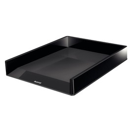 Leitz A4 Letter Tray, Black/Grey, Dual Colour Range, 53610095