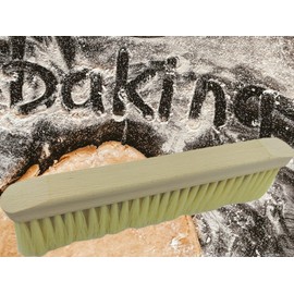 Flour Wooden Brush with Natural Bristles