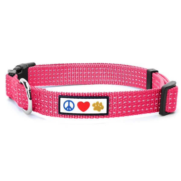 Pawtitas Reflective Dog Collar Adjustable Dog Collars for Small Dogs