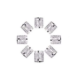 WOIWO 100PCS Aluminum Dreadlocks beads Dread Locks Adjustable Metal Cuffs Hair Decoration Braiding Hair Jewelry, Silver