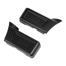 KUAFU Rear Bumper End Cap Compatible with Suzuki Samurai Rear Bumper Protector Cover Lh/Rh ABS Plastic Painted Matte Black