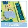 TOMY Bluey Screwball Scramble Marble Maze- Beat The Clock Marble