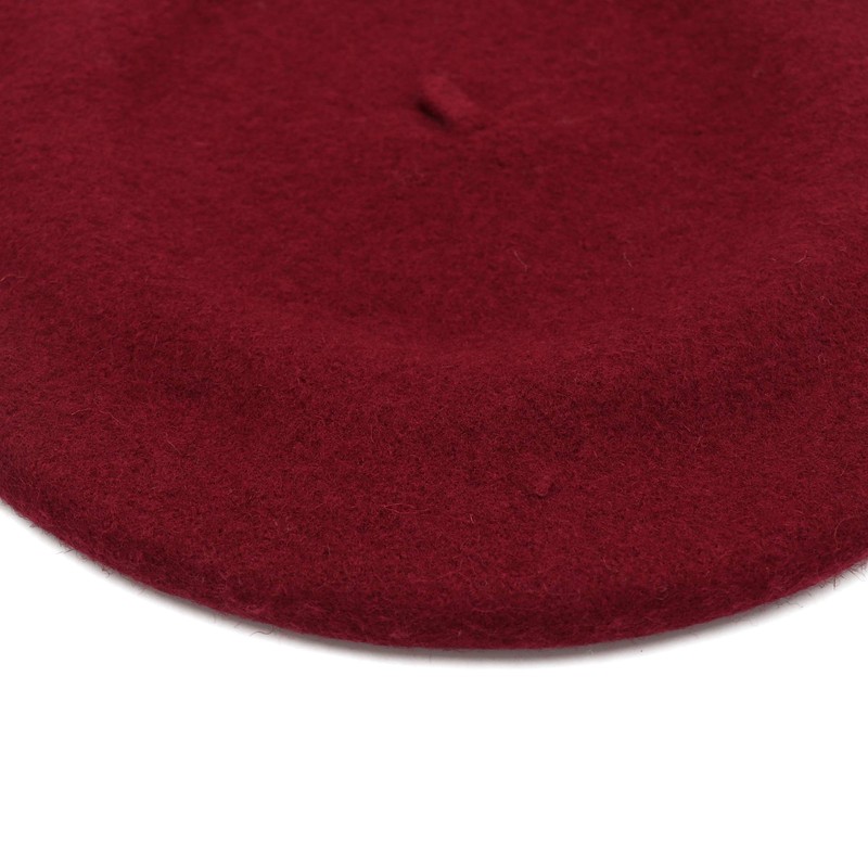 Umeepar Wool French Beret Hat Solid Color Winter Hat for