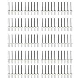 100PCS Body Capping Closed Rivets Easy Operation Bumper Rivets Replacement for Land Rover Defender 90 110