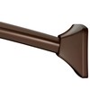 Moen CSR2164OWB 72 in. Permanent Mount Adjustable Curved Shower Rod,