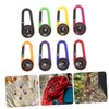 Kisangel Carabiner Compass Set Mini Compass Hook for Hiking Backpack