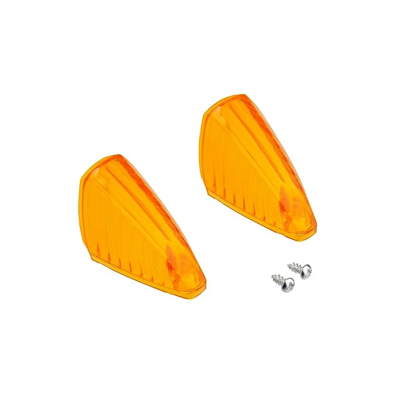 ディーアールシー(DRC) モトレッド 586 LEDフラッシャー専用リプレースメントレンズ オレンジレンズ 2個入り ダートフリーク DIRTFREAK F5883(旧品番:D45-58-687)