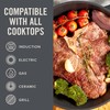 Zakarian by Dash 4.5QT Nonstick Cast Iron Deep Skillet with