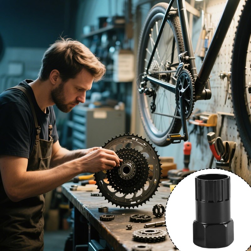 Freewheel Cassette Removal Tool, Bicycle Compatibility with Shimano, ATX, Hub