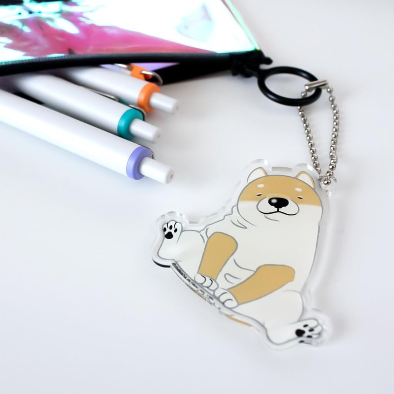 Sinada Global Mochi Cat Acrylic Key Chain Sitting MNAK-0068S