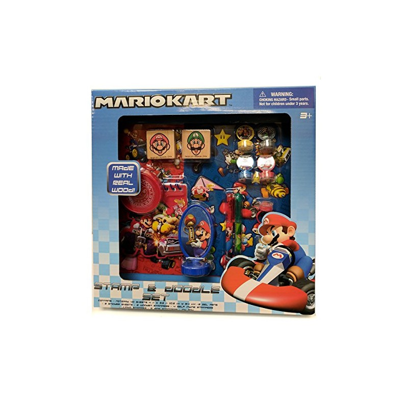 Mariokart Stamp and Doodle Set