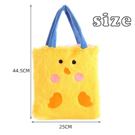 XineYuor Easter basket with handle, 3 pieces Easter bags for filling, Easter bunny bags, Easter basket for filling, Easter basket for filling, Easter basket with handle, Easter basket children Easter