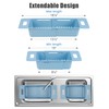 Tomorotec 2 Pack Extendable Sink Colander Basket Over the Sink