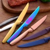 DOCBLACK Stainless Steel Steak Knives set of 8 Serrated Steak