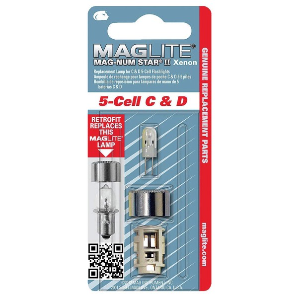 Maglite MAG-NUM STAR II Replacement Lamps - Blister Pack