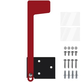 Merear Mailbox Flag Replacement Kit, Galvanized Steel Flag for Mailbox, Mailboxes Accessories, Two-Way Installation Methods for Wood, Wall, Metal, Stone, Mailbox