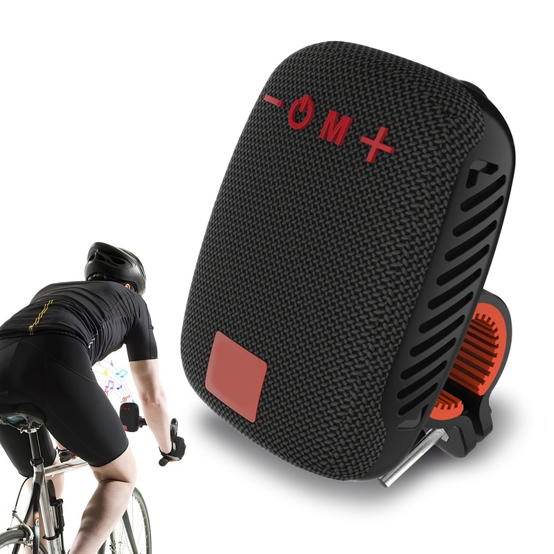 Cycling Speaker, Plug in Radio Speaker, Portable Waterproof Speaker for
