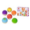 Eichhorn Chime Balls - 6 Colourful Wooden Balls with Sound