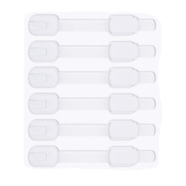 Child Safety Belt for Cupboard Doors, Child Lock, Child Lock, Child Lock, No Pinched Fingers, Extra Easy Installation, No Tools Required for Drawers, Cabinets