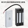 Magnetic Door Lock, DC12 V, 60 kg, Electromagnetic Lock, Access