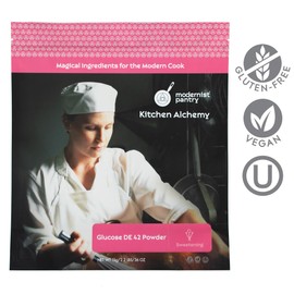 Pure Glucose DE 42 Powder [syrup solids] Vegan Gluten-Free OU Kosher Certified - 1kg/2.2lbs/36oz