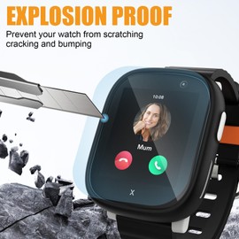 ECZOIL Pack of 4 Screen Protectors Compatible with Xplora X6 Play, TPU Anti-Scratch No Bubbles High Resolution Screen Protector