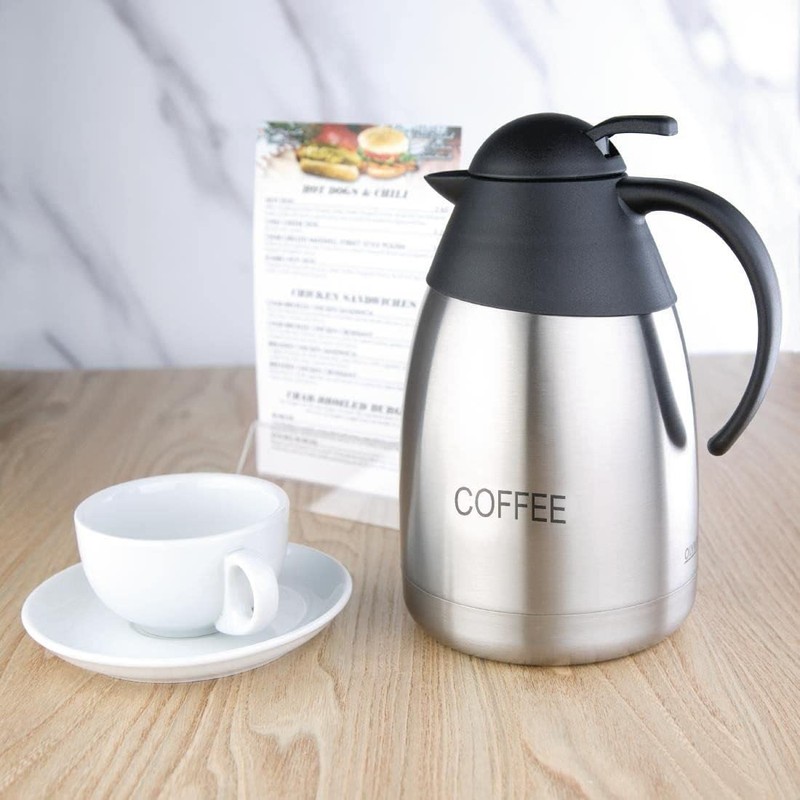 Olympia Vacuum Jug - Domed Lid 250X140mm 15 L Stainless