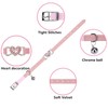 WDPAWS Heart Bling Cat Collar with Safety Belt and Bell