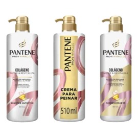 Kit Pantene Pro-v Shampoo + Acondicionador + Crema Peinar