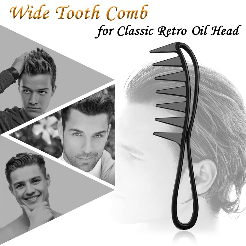 Comb Kit, Pack of 3 Styling Comb for Men and