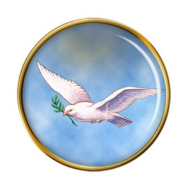 Dove of the Ark Christian Pin Badge