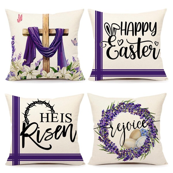 4TH Emotion 4TH Emotion Easter Throw Pillow Covers 20 x