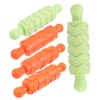 iplusmile 5pcs Rolling Pin Clay Roller for Dough for Baking Pastry and Pizza Safe for Parent Activities and Creative Play