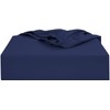 Soroor Bedding & Linen, Microfiber Double Fitted Sheet, Navy Deep