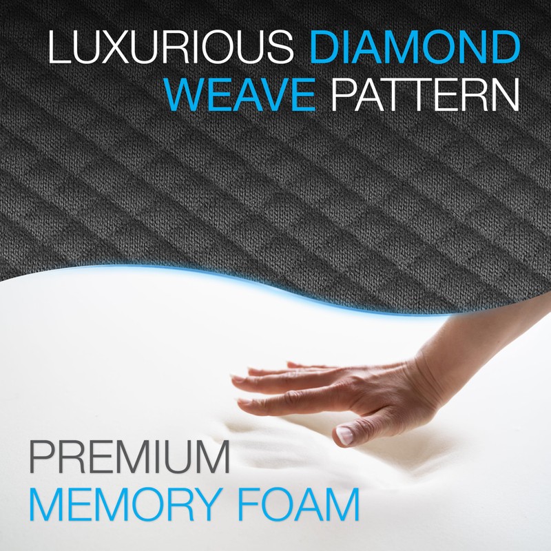 Brookstone - Luxurious Lumbar Support Pillow for Car or Office