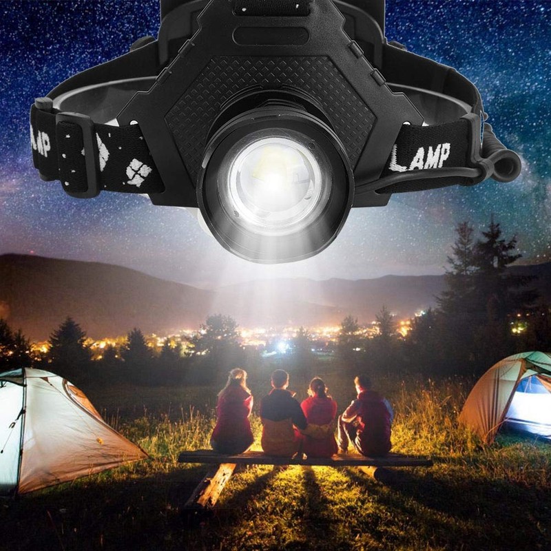 XHP 70 Headlamp, 5 Brightness Adjustment, High Brightness, Camping Lamp,