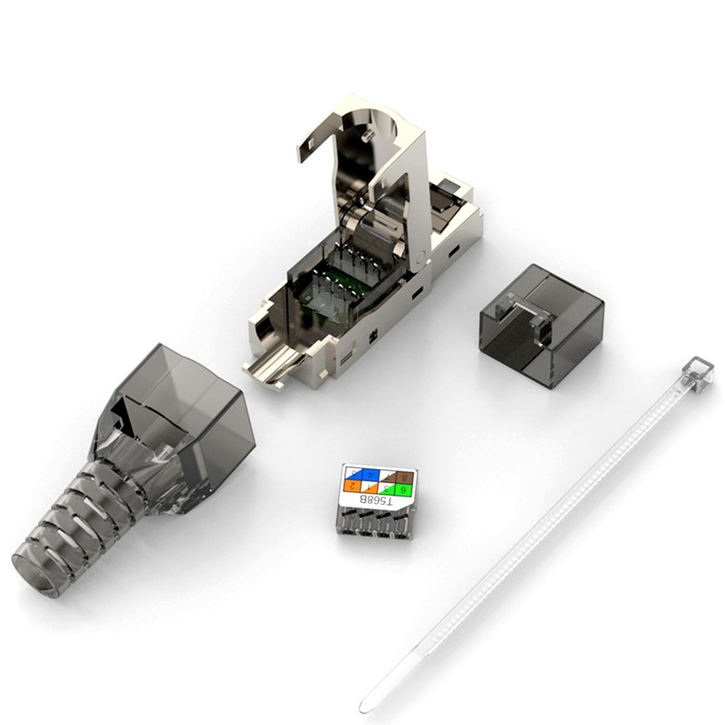 songyea RJ45 Connector, Cat7 Connector, Cat6A Network Plug, Tool-free Field