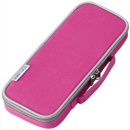 Raymay Topliner Pencil Case with Pocket, Pink, Set of 2, Casual