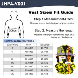 Surveyor Safety Vest for Men with 16 Pockets-Hi Vis Reflective Vest with Padded Neck Fishing Tactical Vest