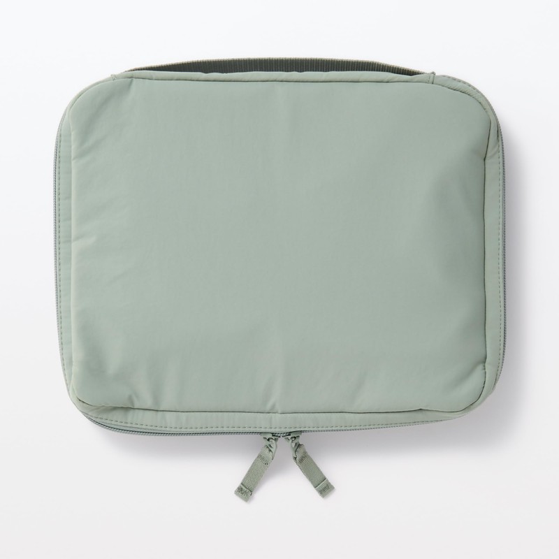 MuJI Pocket Selectable Collection Case A5 Wide Moss Green Approx.
