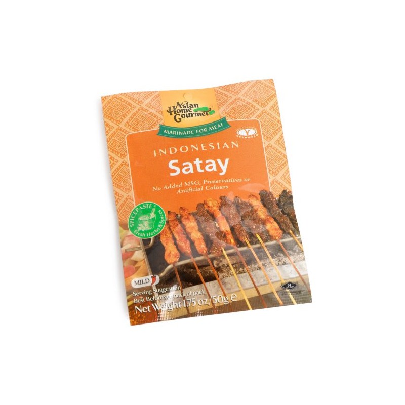 Asian Home Gourmet Indonesian Satay Seasoning, 1.75-Ounce Boxes (Pack of