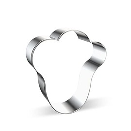 WDYJMALL Rabbit Bunny Paw Print Shape Cookie Cutter