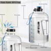 Ghonlzin Water Bottle, Sports Bottle with Time Marking Tracker, Bottle