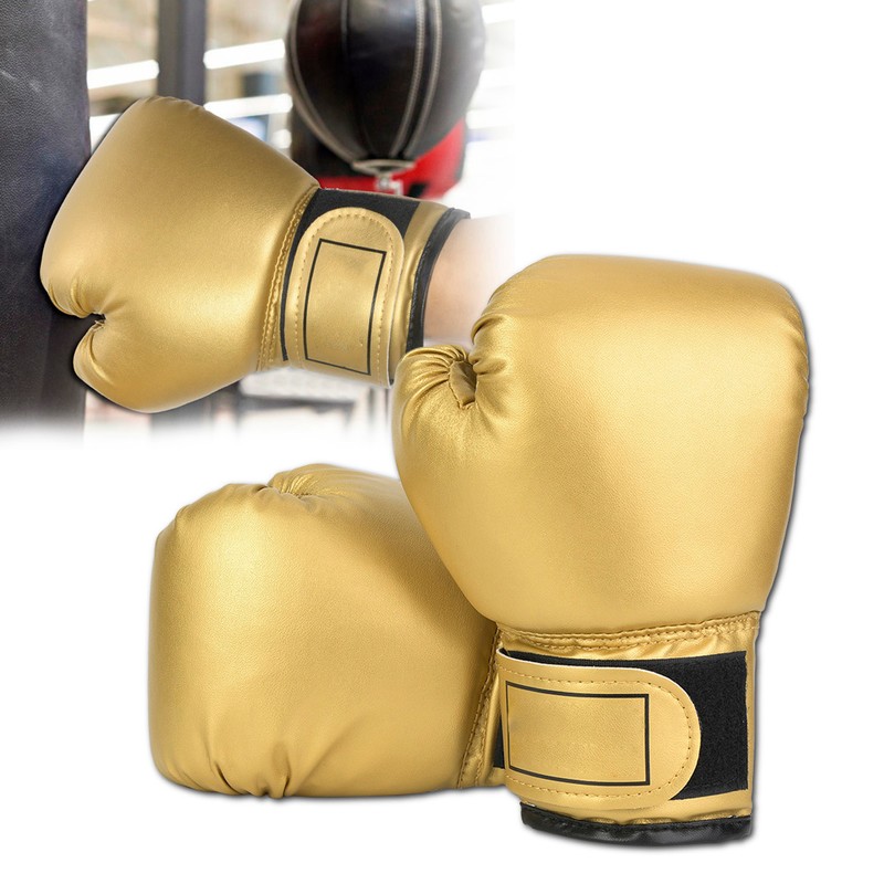 One Pair PU Leather Children Boxing Gloves Kids Sandbag Punching