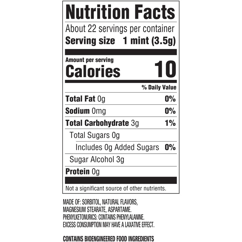 Sugar Free Lifesavers Pep O Mint, 2.75 Ounce (Pack of