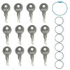 12PCS CH751 RV Keys，Universal CH751 Replacement Keys for RV Campers