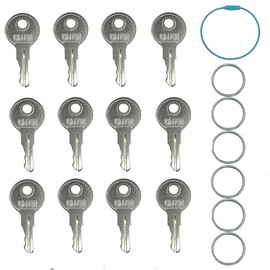 12PCS CH751 RV Keys，Universal CH751 Replacement Keys for RV Campers Compartments,Storage,Cabinet,Door Hatch,Locks Carts Shells,Tool Boxes