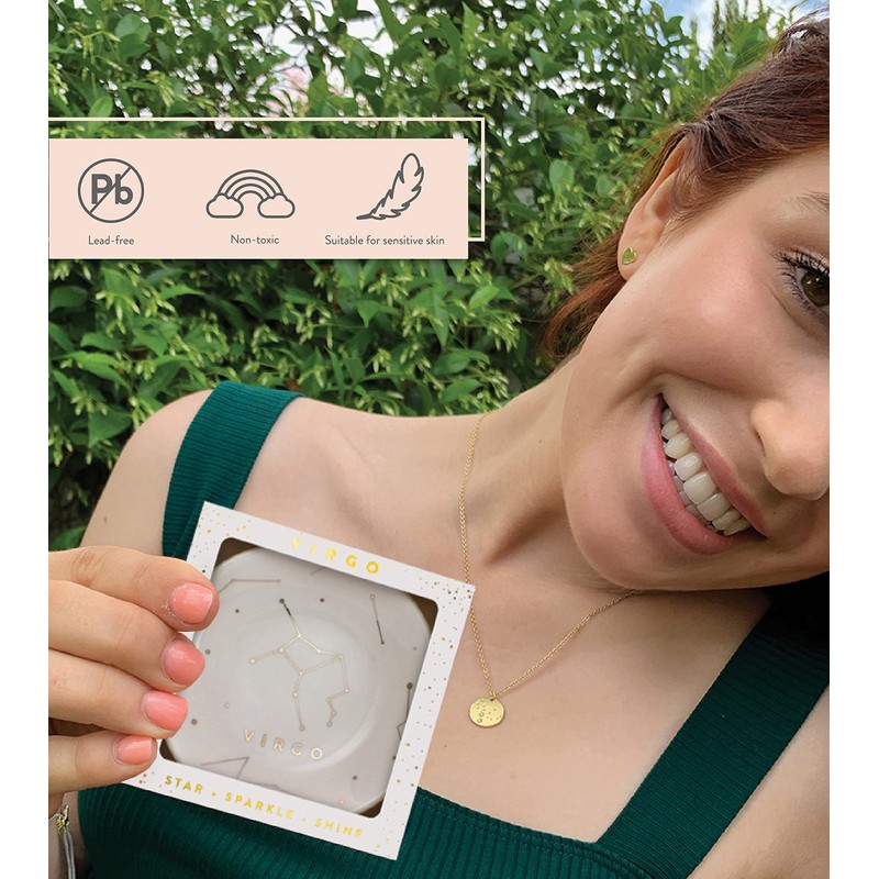 Lucky Feather Zodiac Ring Dish for Women and Girls –