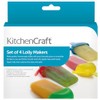 KitchenCraft Ice Lolly Mould with 4 Sipper Handles, BPA Plastic,